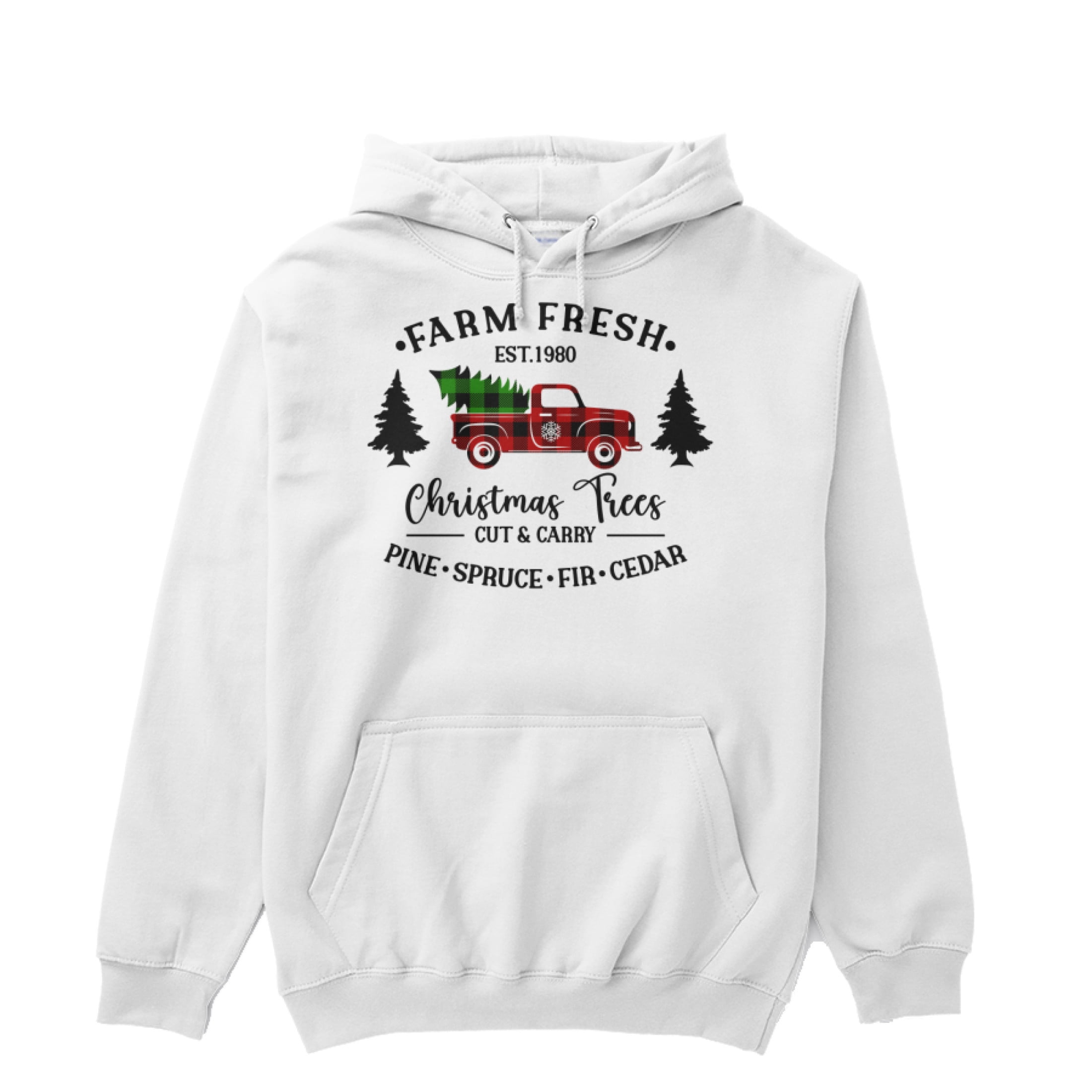 Farm Fresh Christmas Trees Cut & Carry Pine Spruce Fir Cedar Jolly