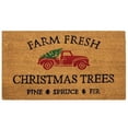 thumbnail image 1 of Farm Fresh Christmas Trees Door Mat 30x18, 1 of 1