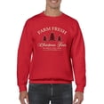 thumbnail image 1 of Farm Fresh Christmas Trees Men's Sweatshirt, 1 of 4
