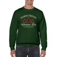 thumbnail image 1 of Farm Fresh Christmas Trees Men's Sweatshirt, 1 of 4