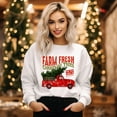 thumbnail image 1 of Farm Fresh Christmas Trees Truck | Sweatshirt, 1 of 6