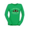 thumbnail image 1 of Farm Fresh Christmas Trees Women's Long Sleeve, 1 of 4