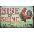 thumbnail image 1 of Farm Fresh EGGS Chicken Metal Decor Rustic Antique Decorations For Home Tin signs, 1 of 1
