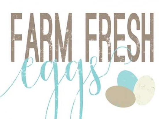 Farm Fresh Eggs Canvas Art - Alli Rogosich (18X24)