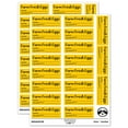 thumbnail image 1 of Farm Fresh Eggs Date Quantity Label Carton Sticker Set - Yellow - Matte Finish - 2.00" Large, 1 of 7