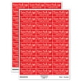 thumbnail image 1 of Farm Fresh Eggs From Coop to Table Label Carton Sticker Set - Red - Gloss Finish - 1.75" Medium, 1 of 7