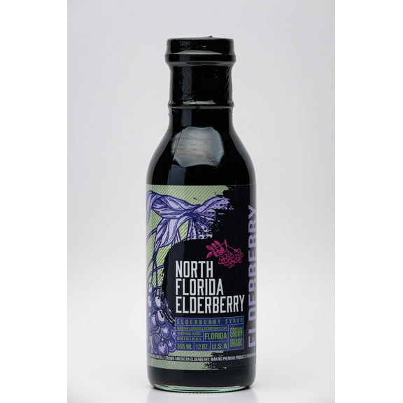 Farm Fresh Elderberry Syrup - Naturally High in Antioxidants, Potent, No Water Added