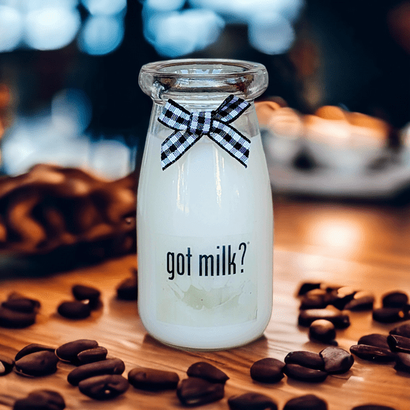 Farm Fresh Milk theme soy wax candle