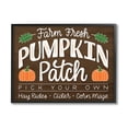 thumbnail image 1 of Farm Fresh Pumpkin Patch Sign Holiday Graphic Art Black Framed Art Print Wall Art, 1 of 7