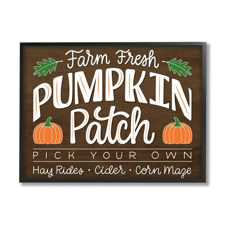 In The Pumpkin Patch Black Framed Print Wall Art In The Pumpkin Patch Black Framed Print Wall Art