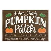 Farm Fresh Pumpkin Patch Sign Holiday Graphic Art Unframed Art Print Wall Art