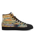 thumbnail image 1 of Farm Fresh Pumpkins High Top Canvas Shoes Sneakers Black Size 7.5, 1 of 2