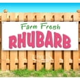 thumbnail image 1 of Farm Fresh Rhubarb 13 oz Vinyl Banner With Metal Grommets, 1 of 4