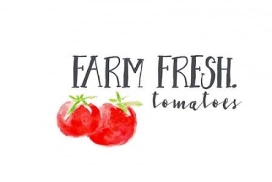 Farm Fresh Tomatoes II Canvas Art - Pamela J Wingard (24X36)