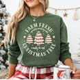 thumbnail image 1 of Farm Fresh Tree Shirt: Women's Crewneck Sweatshirt All Size S-5XL, 1 of 5