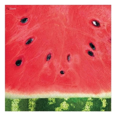 Farm Fresh Watermelon 16 Ct Luncheon Napkins 2 Ply Paper