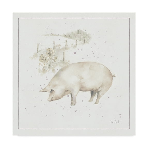 Farm Friends IX Neutral' Canvas Art by Lisa Audit