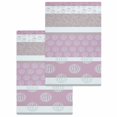 thumbnail image 1 of Farm Fruits Kitchen Dish Towels for Drying Dishes Set of 2, Watermelon Lemons Peach Pink Grey Striped Waffle Weave Microfiber Hand Tea Bathroom Towels Quick Dry & Absorbent Towel 15.7x23.6, 1 of 7