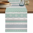 thumbnail image 1 of Farm Fruits Table Runner 72 Inches, Watermelon Lemons Peach Green Grey Striped Bed Runner Dresser Scarves Tabletop for Indoor Outdoor Parties/Ceremony/Banquet, 18" x 72", 1 of 8