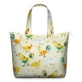 Farm Garden Chicken Print Duffel Bag Cute Rooster and Hen Pattern Farm Garden Chicken Print Duffel Bag Cute Rooster and Hen Pattern