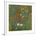 thumbnail image 1 of Farm Garden with Sunflowers, 190506, Botanical Scenic Framed Art Print Wall Art by Gustav Klimt Sold by Art.Com, 1 of 6