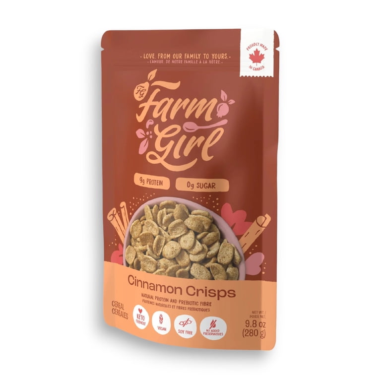 Farm Girl Cinnamon Crisps Cereal - 280g (9.8 oz) - Walmart.com
