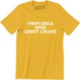 thumbnail image 1 of Farm Girls Have Great Calves Funny Cute Cow Country Men's Tee Shirt, 1 of 4