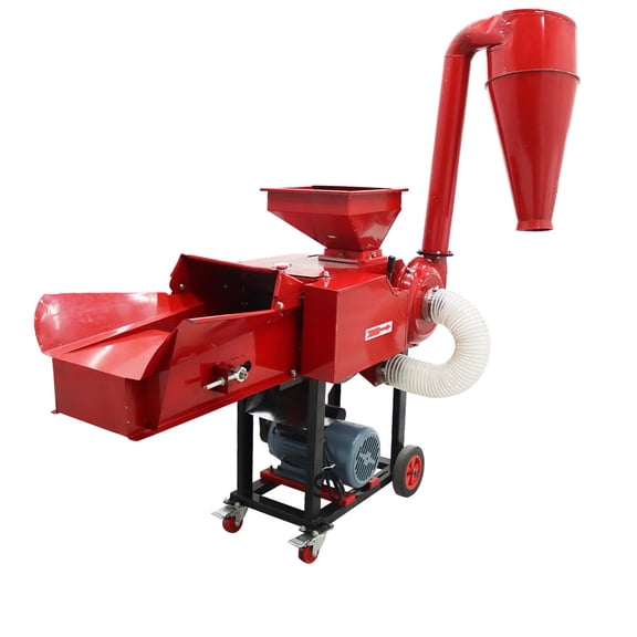 Farm Home Straw And Fodder Crusher 6 Blade Hay Cutter 220V 3KW