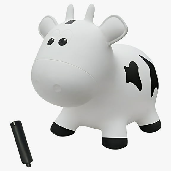 Farm Hoppers Farm Hoppers Inflatable Bouncing White Cow