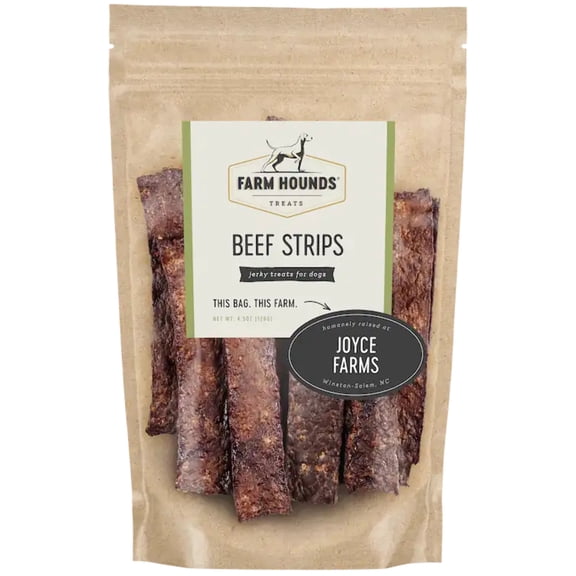 Farm Hounds Beef Treats, Humanely Raised, No Fillers, Healthy Dehydrated Treats Made in USA