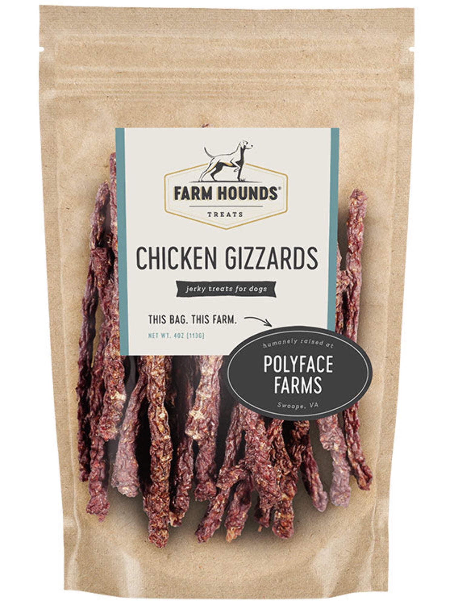 Farm Hounds Chicken Gizzards, Humanely Raised, No Fillers, Healthy