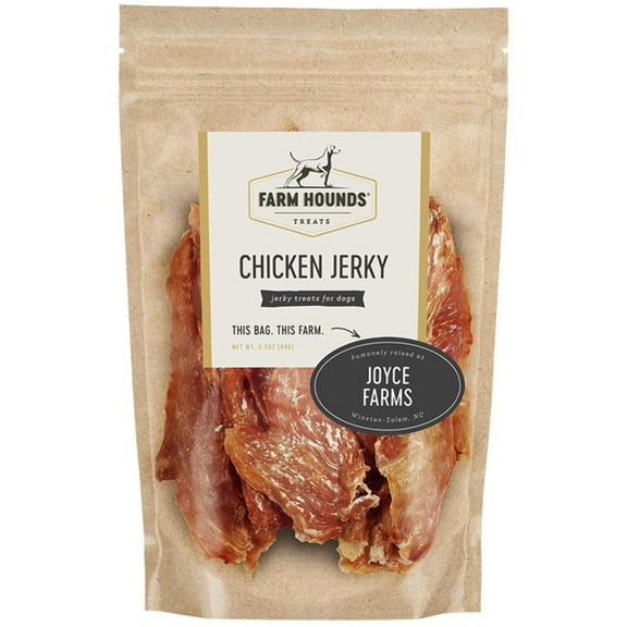 Farm Hounds Chicken Jerky, Humanely Raised, No Fillers, Healthy Dehydrated Treats Made in USA