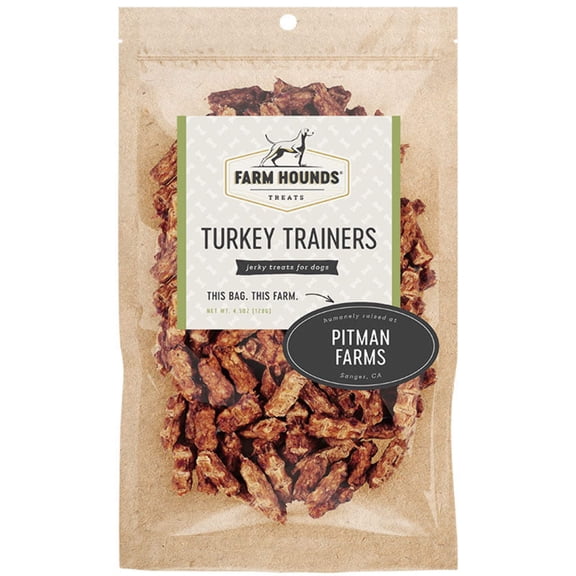 Farm Hounds Turkey Training Treats, Humanely Raised, No Fillers, Healthy Dehydrated Treats Made in USA