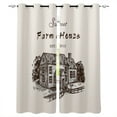 thumbnail image 1 of Farm House American Country Style Window Curtains for Living Room Bedroom Kitchen Modern Curtains Home Decoration Drapes Blinds, 1 of 5