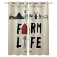 thumbnail image 1 of Farm House American Country Style Window Curtains for Living Room Bedroom Kitchen Modern Curtains Home Decoration Drapes Blinds, 1 of 5