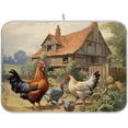 thumbnail image 1 of Farm House Dish Drying Mat, Absorbent Microfiber Pad Protector For Kitchen Counter Top Mat Dish Drainboard 18x24in Home Decor, 1 of 7