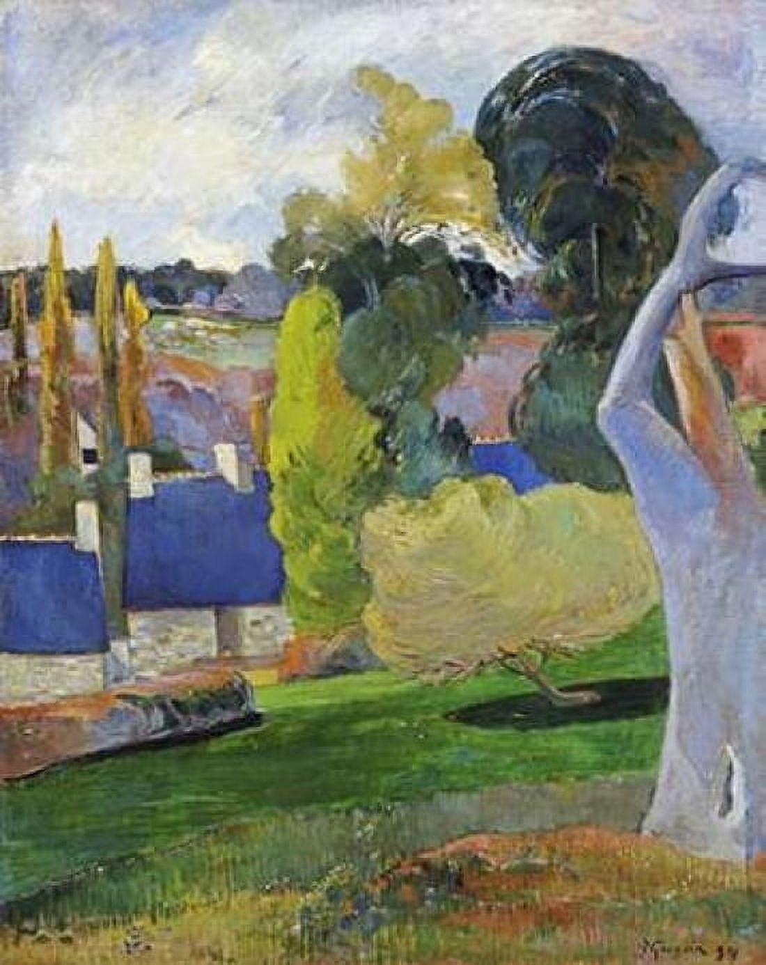 Farm In Brittany II Canvas Art - Paul Gauguin (24 x 30)