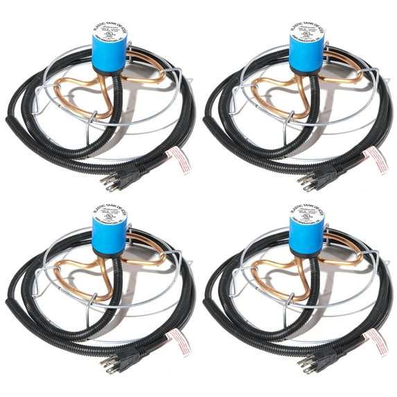 Farm Innovators 1000 Watt Aluminum Submergible Water Tank Deicer (4 Pack)