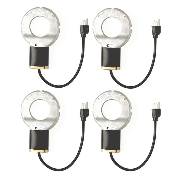 Farm Innovators 150 Watt Cast Aluminum Heated Bird Bath DeIcer (4 Pack)