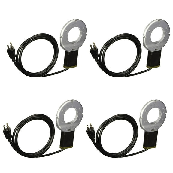 Farm Innovators 150W Chicken Waterer De-Icer for Poultry Fountains (4 Pack)