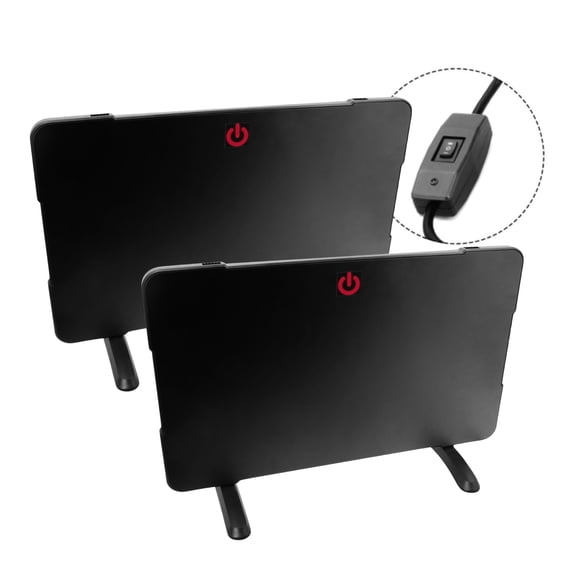 Farm Innovators 2-in-1 Radiant Chicken Coop Heater 200W & 50W Brooder Panel, 2 Pack