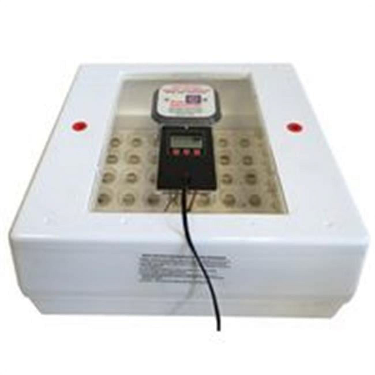 White Digital Egg Incubator with Auto Turner and Display