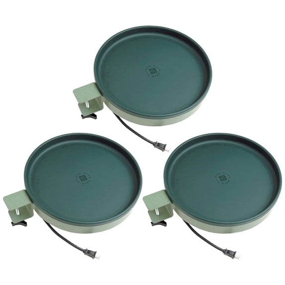 Farm Innovators All-Season 3-In-1 75 Watt Outdoor Heated Birdbath (3 Pack)