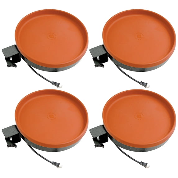 Farm Innovators All-Season 3-In-1 75 Watt Outdoor Heated Birdbath (4 Pack)