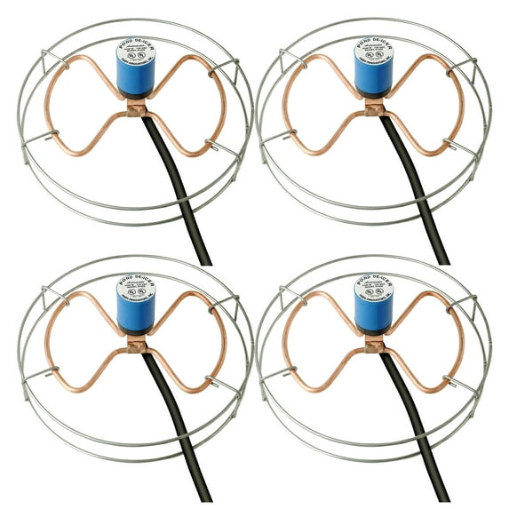 Farm Innovators H-429 1500 W Aluminum Submergible Water Tank Deicer, 4 Pack