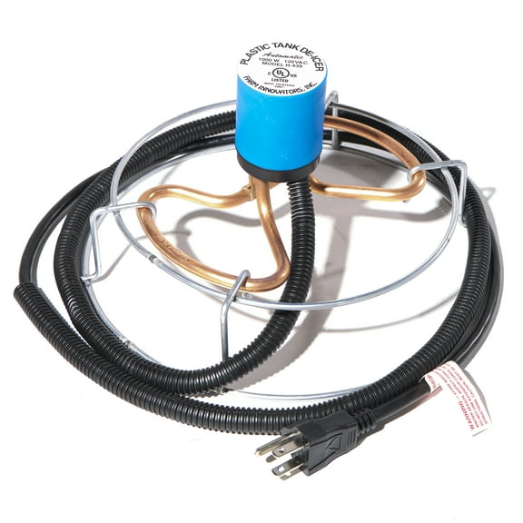 Farm Innovators H-439 1000 Watt Aluminum Submergible Water Tank Deicer