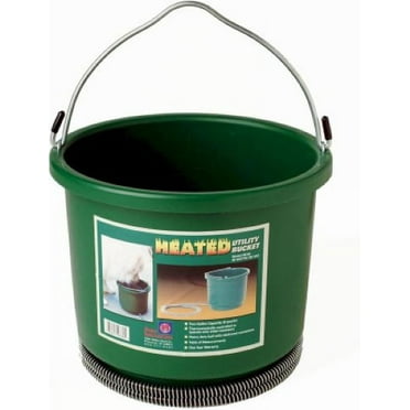 Farm Innovators HB-60 9-Quart 60W Plastic Heated Bucket With Thermostat