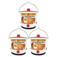 thumbnail image 1 of Farm Innovators HB-60P Thermostatically Controlled Heated 2-Gallon Plastic Outdoor Year-Round Poultry Chicken Water Bucket Drinker, White/Red 3 Pack, 1 of 10