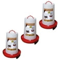 thumbnail image 1 of Farm Innovators HPF-100 Heated Hanging Poultry Water Fountain, Red (3 Pack), 1 of 8