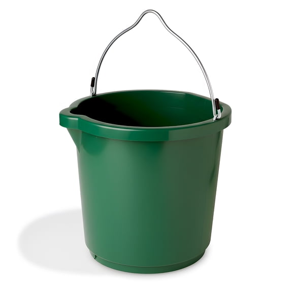 Farm Innovators Heated Bucket Flat Back - 5-Gallon, Green, 120V, 120W - 1 Piece